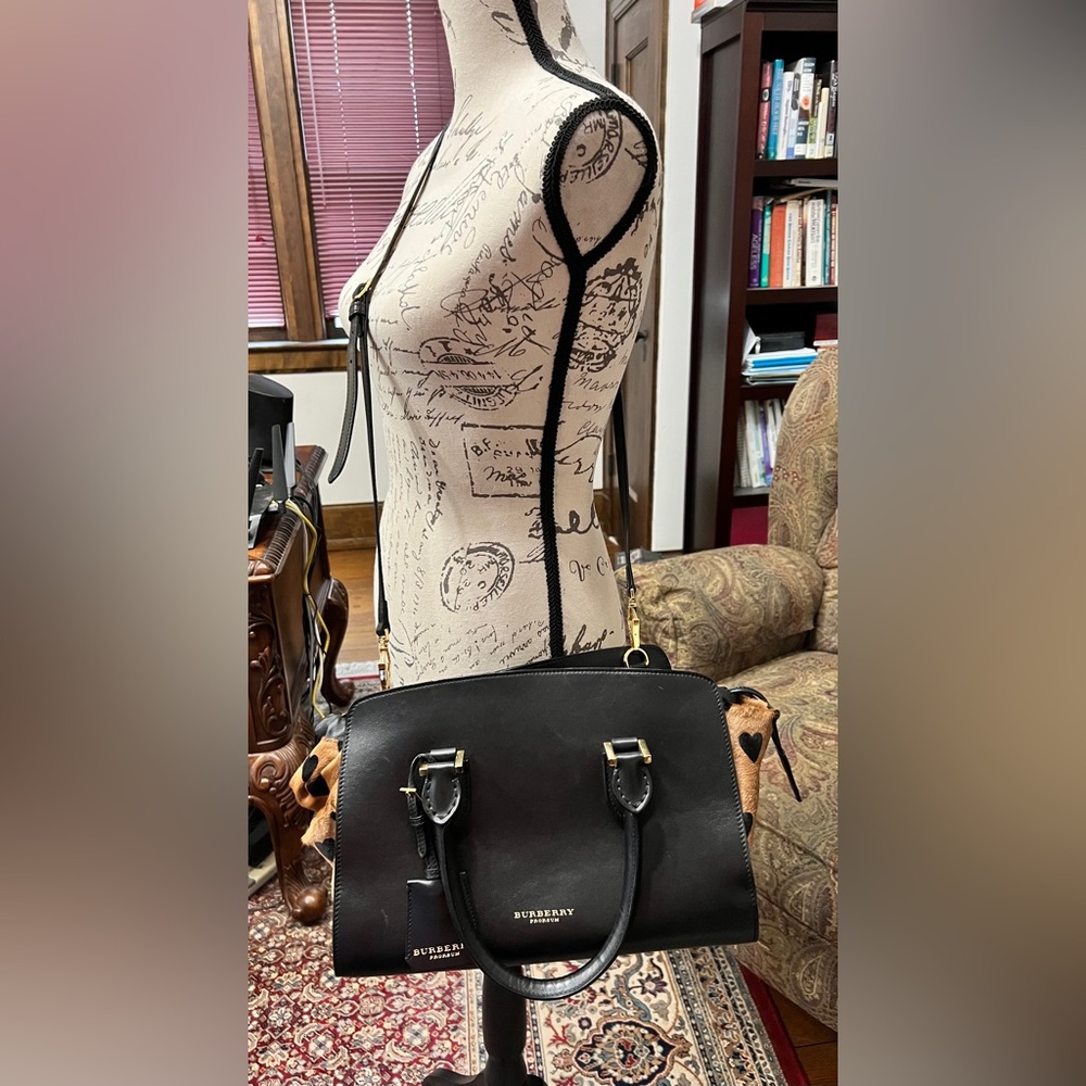*SOLD* BURBERRY Prorsum Dinton Heart Convertible Satchel ~ Unique - Picture 2 of 16